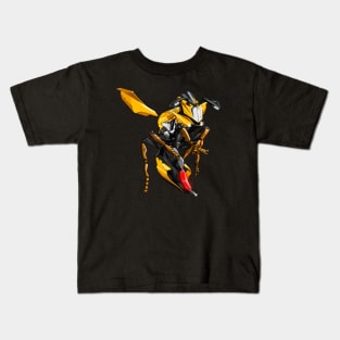 Yamaha R1 Wasp Yellow Kids T-Shirt